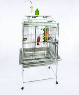 Koloa Kavern Playtop Stainless Steel Bird Cage
